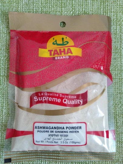 ASHWAGANDHA POWDER 100G, Indian ginseng, ships from Montreal