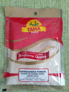 ASHWAGANDHA POWDER 100G, Indian ginseng, ships from Montreal