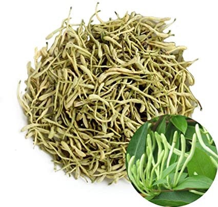 Honeysuckle dried buds organic natural, woodbine, Jin Yin Hua, Japanese Honeysuckle, Honeysuckle dried blossoms, Honeysuckle Healthy tea 35g