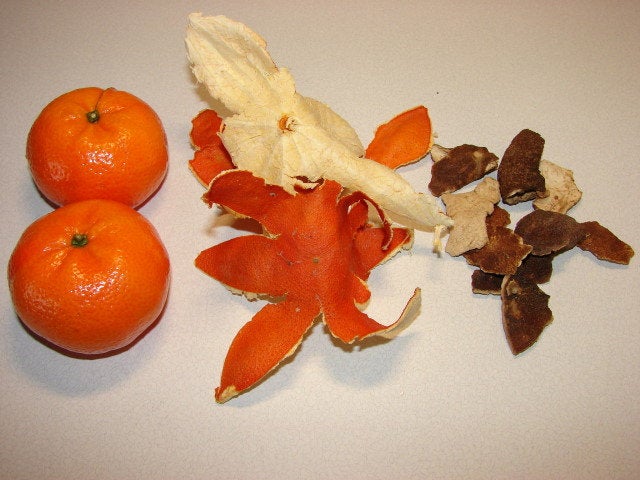 Dried Mandarin Peel, Dried Tangerine Peel,  Chen Pi, great quality, 60gm ships from Montreal